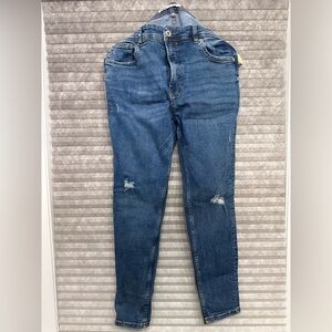 Zara Men's Skinny Jeans in Classic Blue